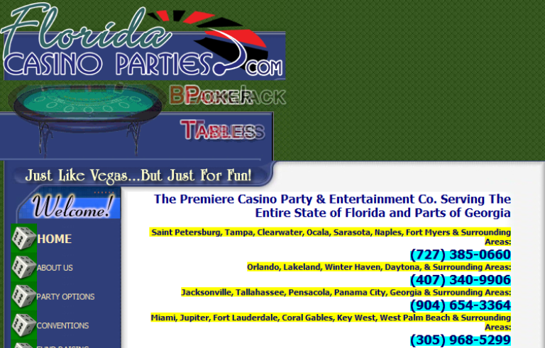 Florida Casino Parties