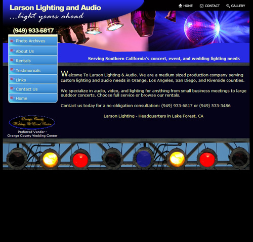 Larson Lighting and Audio