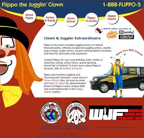 Flippo The Jugglin Clown