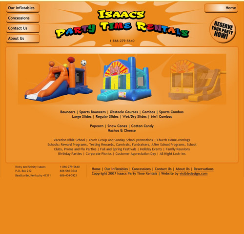 Isaacs Party Time Rentals
